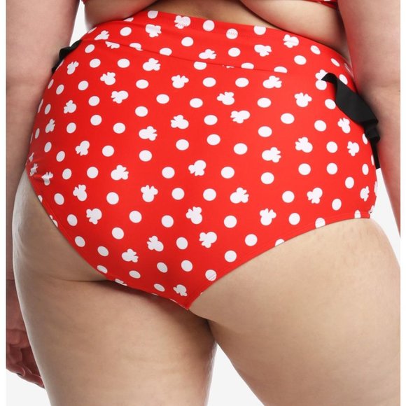 ❤️NWT VINTAGE HOT TOPIC MINNIE MOUSE RUFFLED SWIM BOTTOM - DISNEY PLUS SIZE 3X - Picture 2 of 8